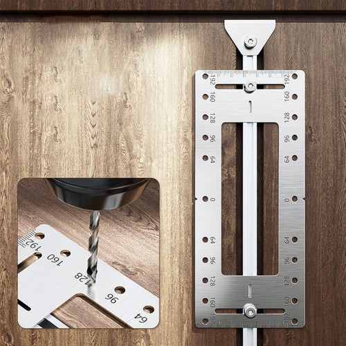 Handle hole locator for - handle,