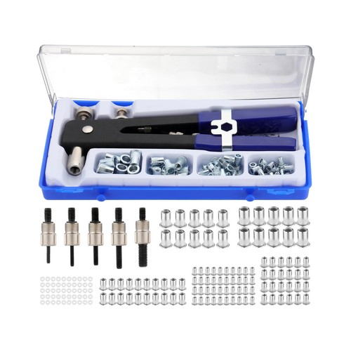 Rivnut tool kit steel - steel, mandrels